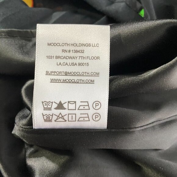 Modcloth Dress Renewed Vision Floral Sleeveless Tie Front Women's‎ Large - Picture 8 of 8